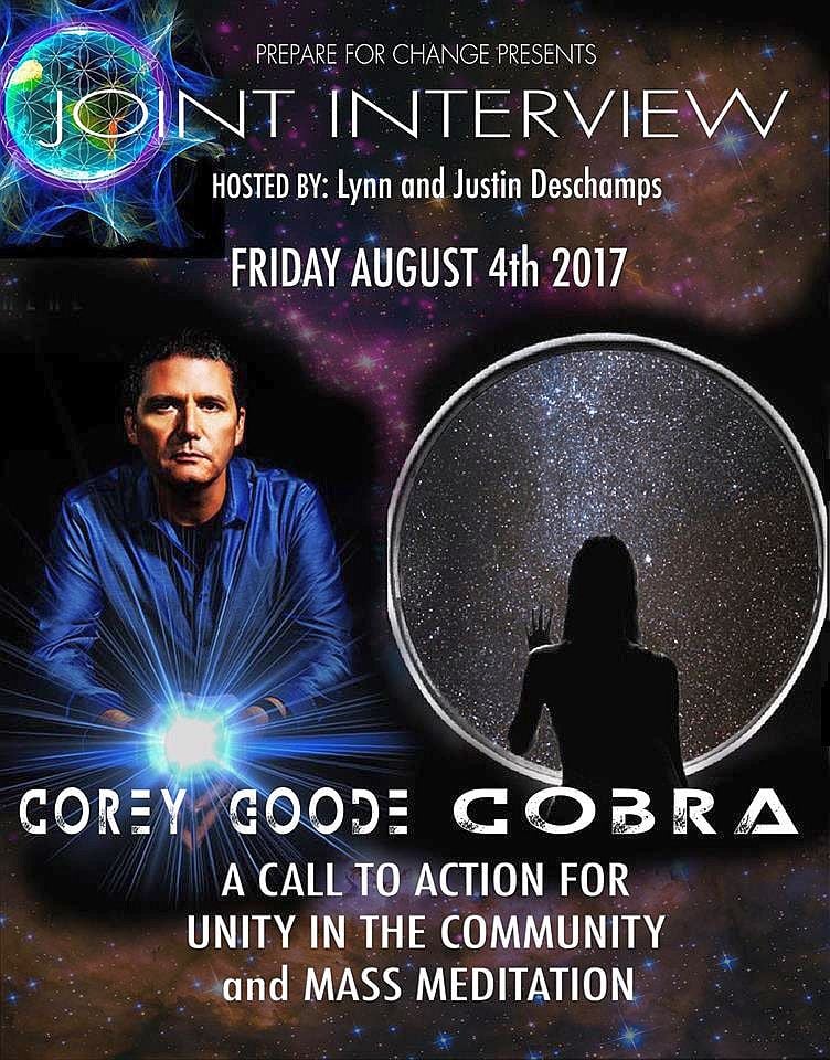 【地球盟友-柯博拉Cobra】2017年8月2日訊息  【讓它發生! 2017年8月21日日全食團結冥想】