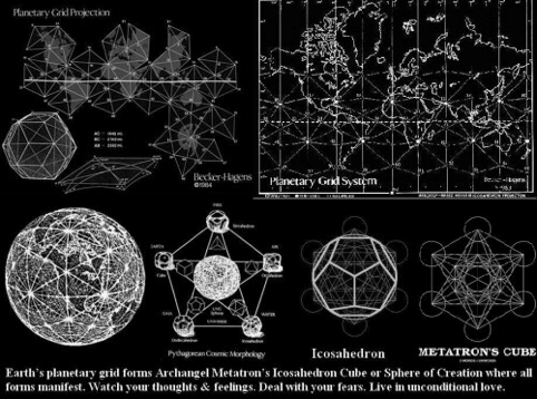 神聖幾何與行星地磁地脈線網格